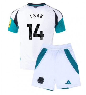 Newcastle United Alexander Isak #14 Tercera Equipación Niños 2024-25 Manga Corta (+ Pantalones cortos)